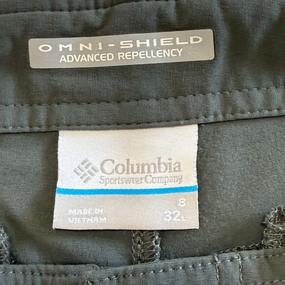 Columbia Women's Gray PFG Ultimate Break Wake Roll-Up Pants Size 8 Fishing hike - Picture 3 of 16